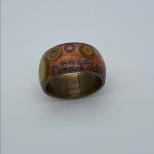 Desigual Colorful Circular Pattern Bracelet